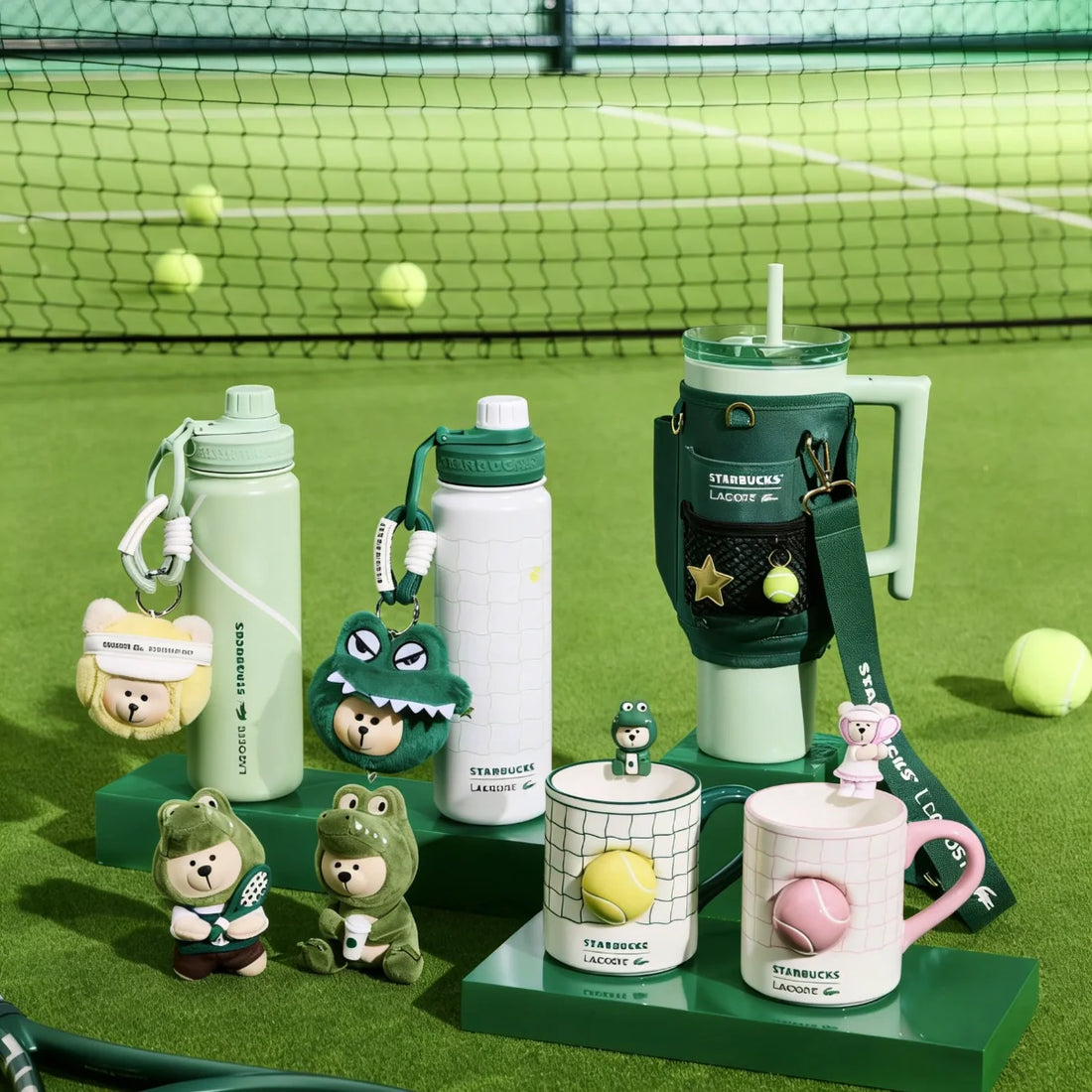 Starbucks x Lacoste Tennis-Inspired Collection Drops April 14th 