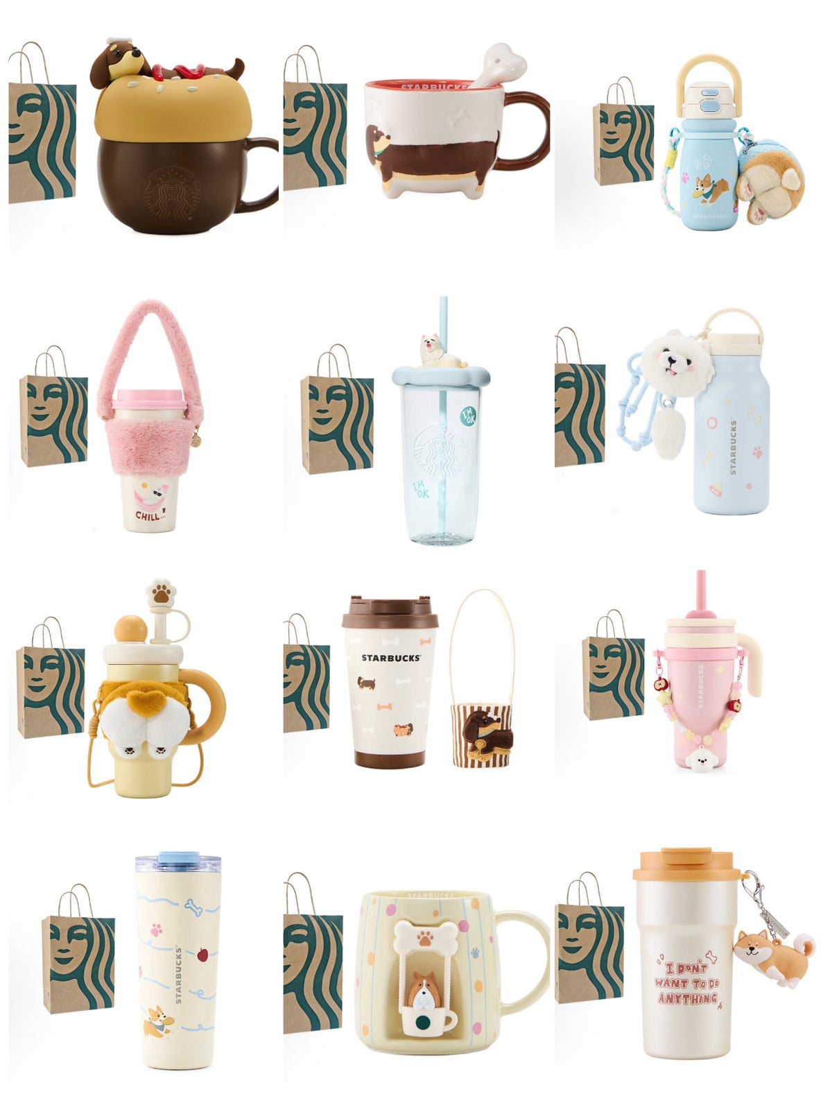 Starbucks China 2026 Pet Paws World Cups Collection