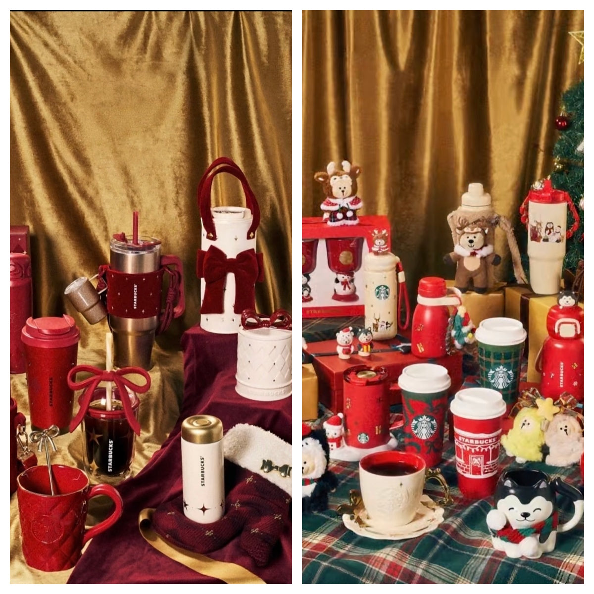 Starbucks China 2025 Christmas Warmth and Cozy Cups Gifts Series