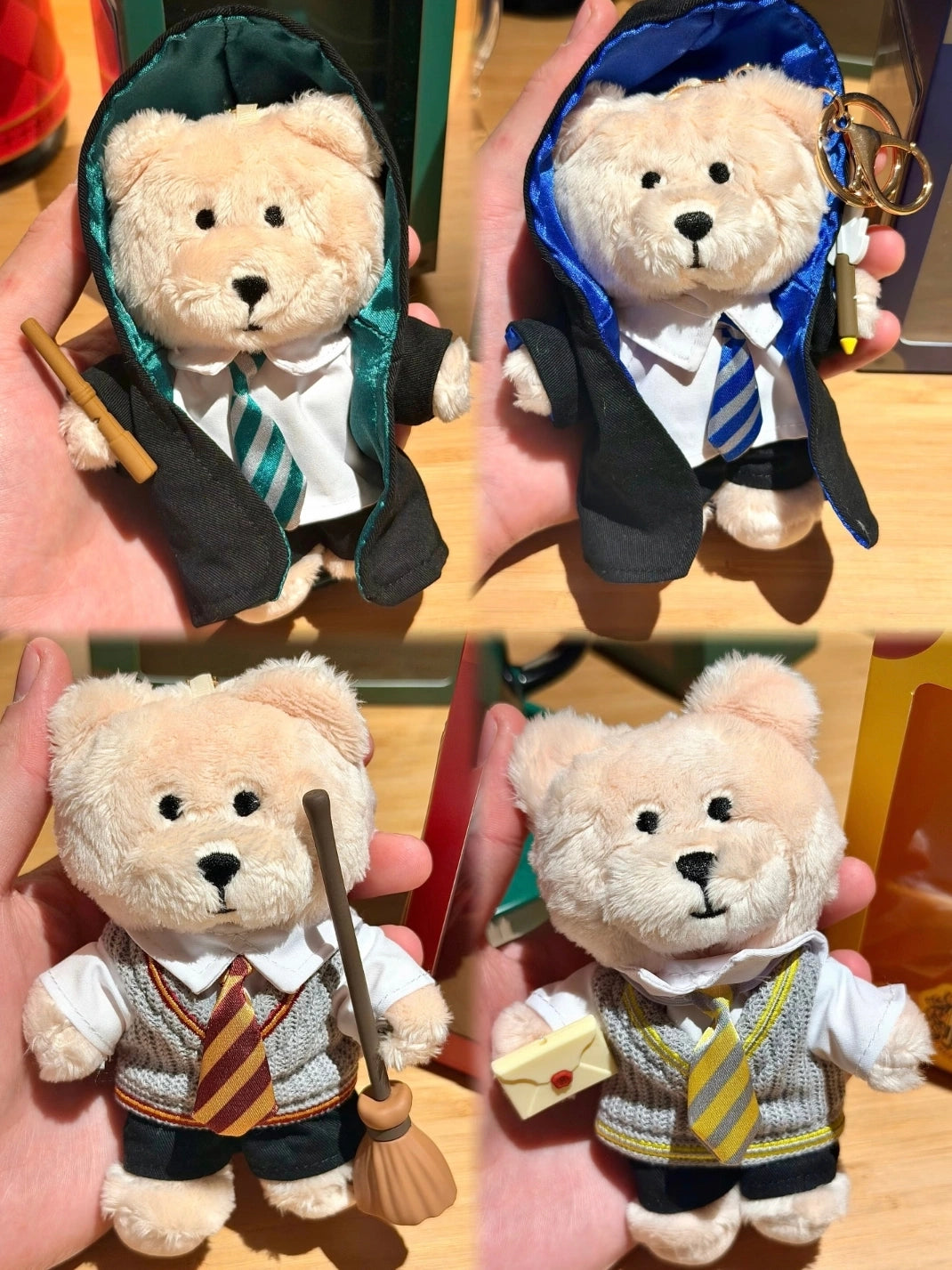 Starbucks x Harry Potter Hogwarts Magic School Bear Keychain Ornament