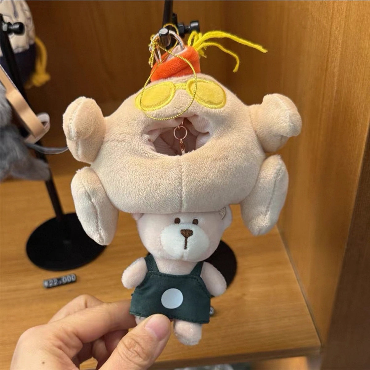 Starbucks Korea+Friends Co-Branded Bear Ornament Keychain