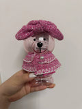 Starbucks Shanghai 2026 New Character Pink Bearista Straw Glass 460ml