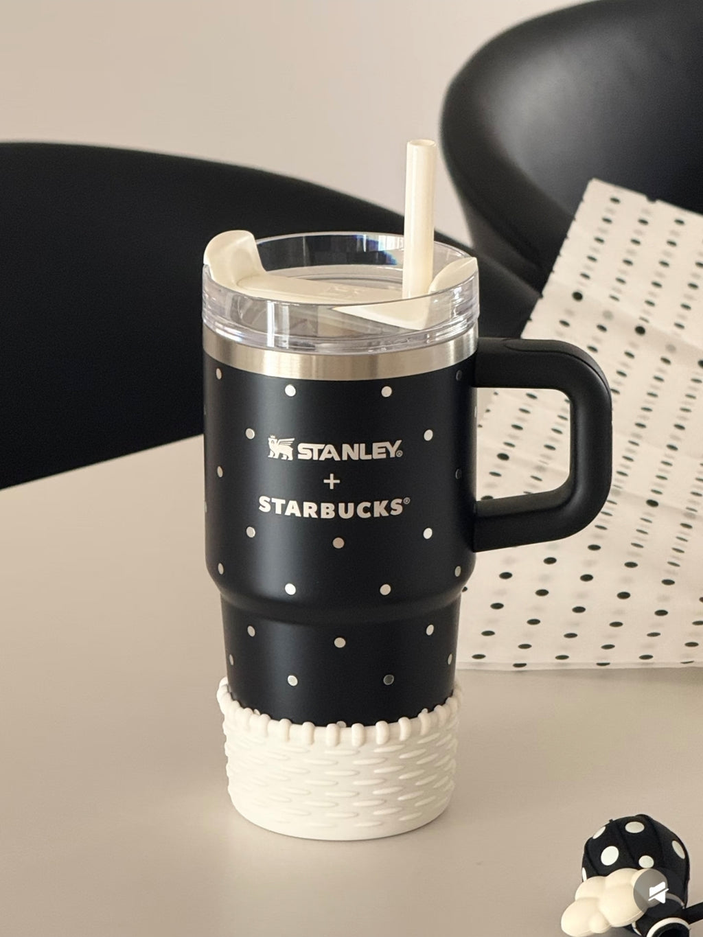 Starbucks Stanley Polka Dot Wonderland Stainless Steel Cup 20oz China release 